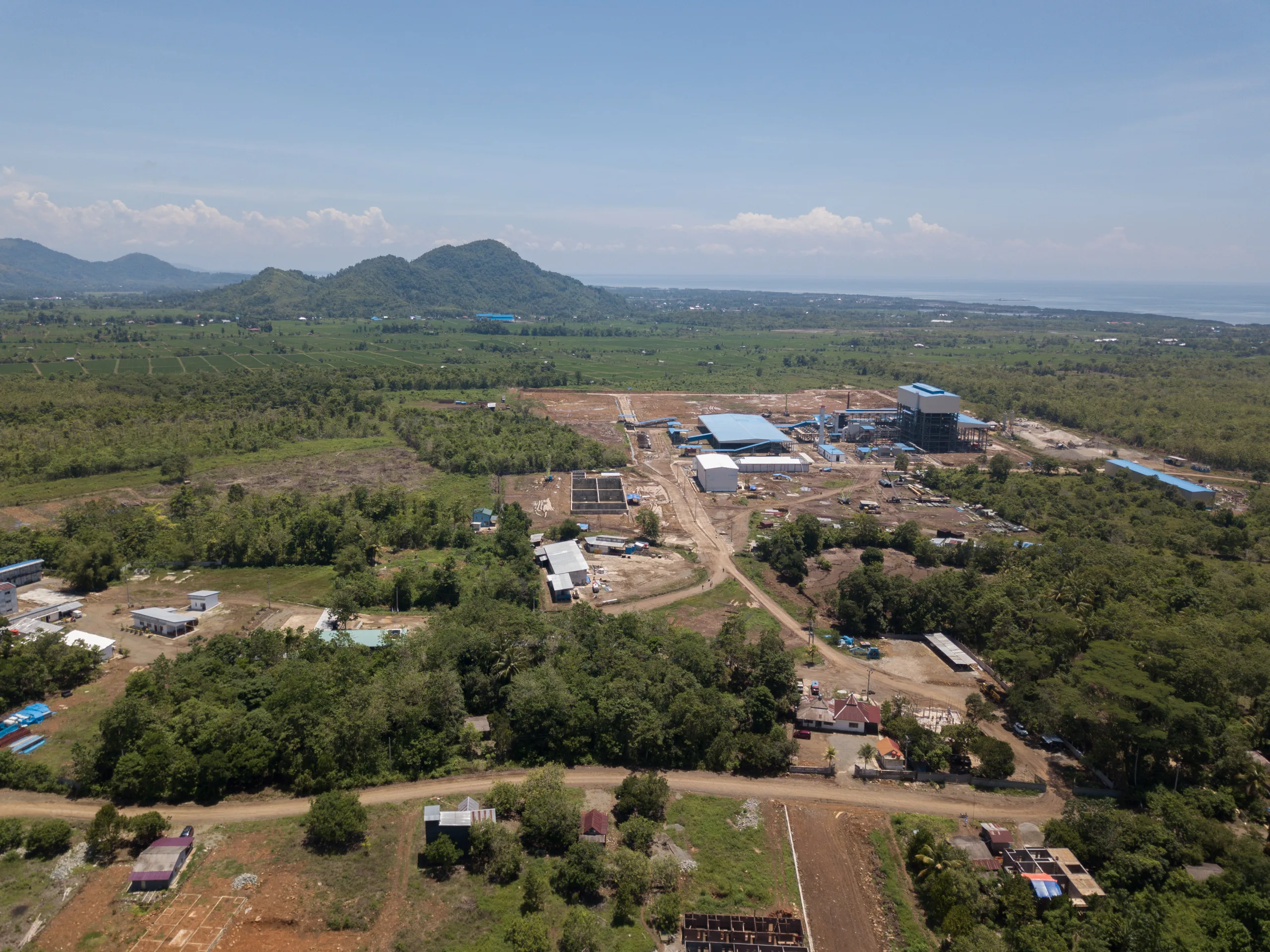 Smelter nikel PT Bumi Mineral Sulawesi di Kecamatan Bua, Kabupaten Luwu/Didit Hariyadi/Bollo.id