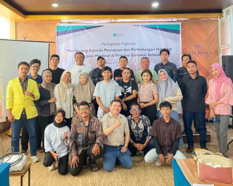Kegiatan peningkatan kapasitas bertema "Merancang Agenda Pemajuan dan Perlindungan Hak-hak Kelompok Marjinal di Sulawesi Selatan” oleh SETARA Institute/Bollo.id
