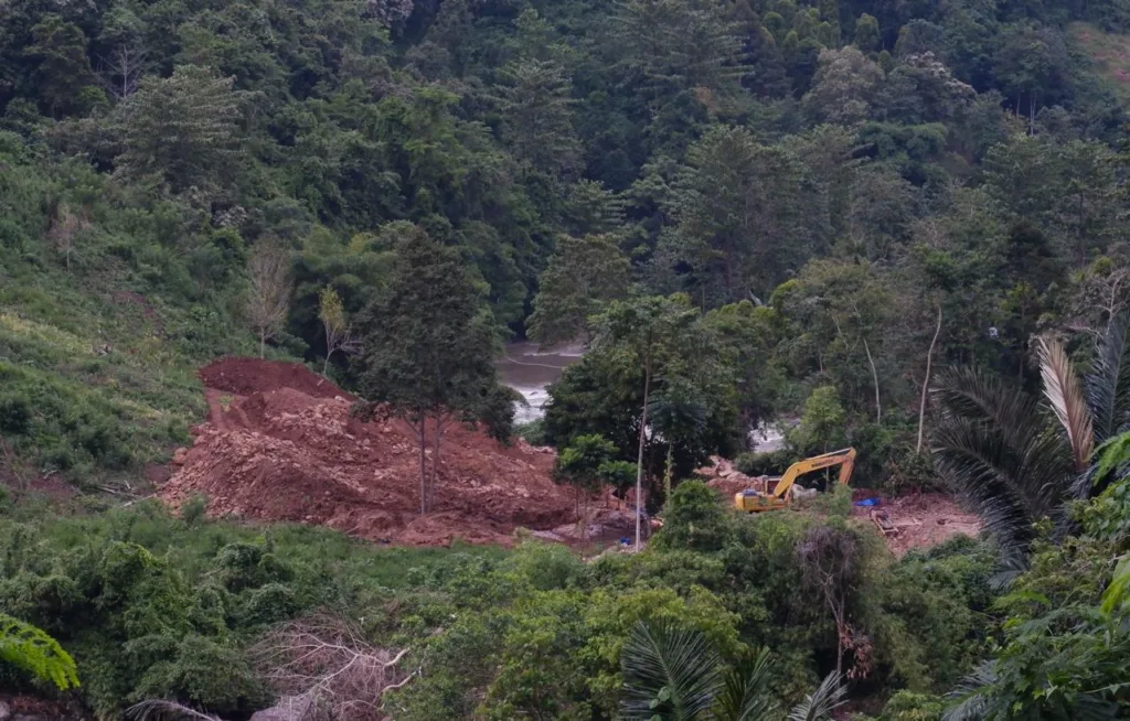 Tambang emas illegal di Sungai Suso/Eko Rusdianto