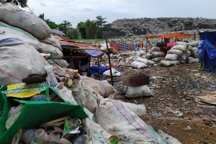 Potret sampah menumpuk di TPA Tamangapa, Manggala, Kota Makassar/Sahrul Ramadan/Bollo.id