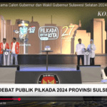 Debat publik perdana Pilgub Sulsel 2024/ist